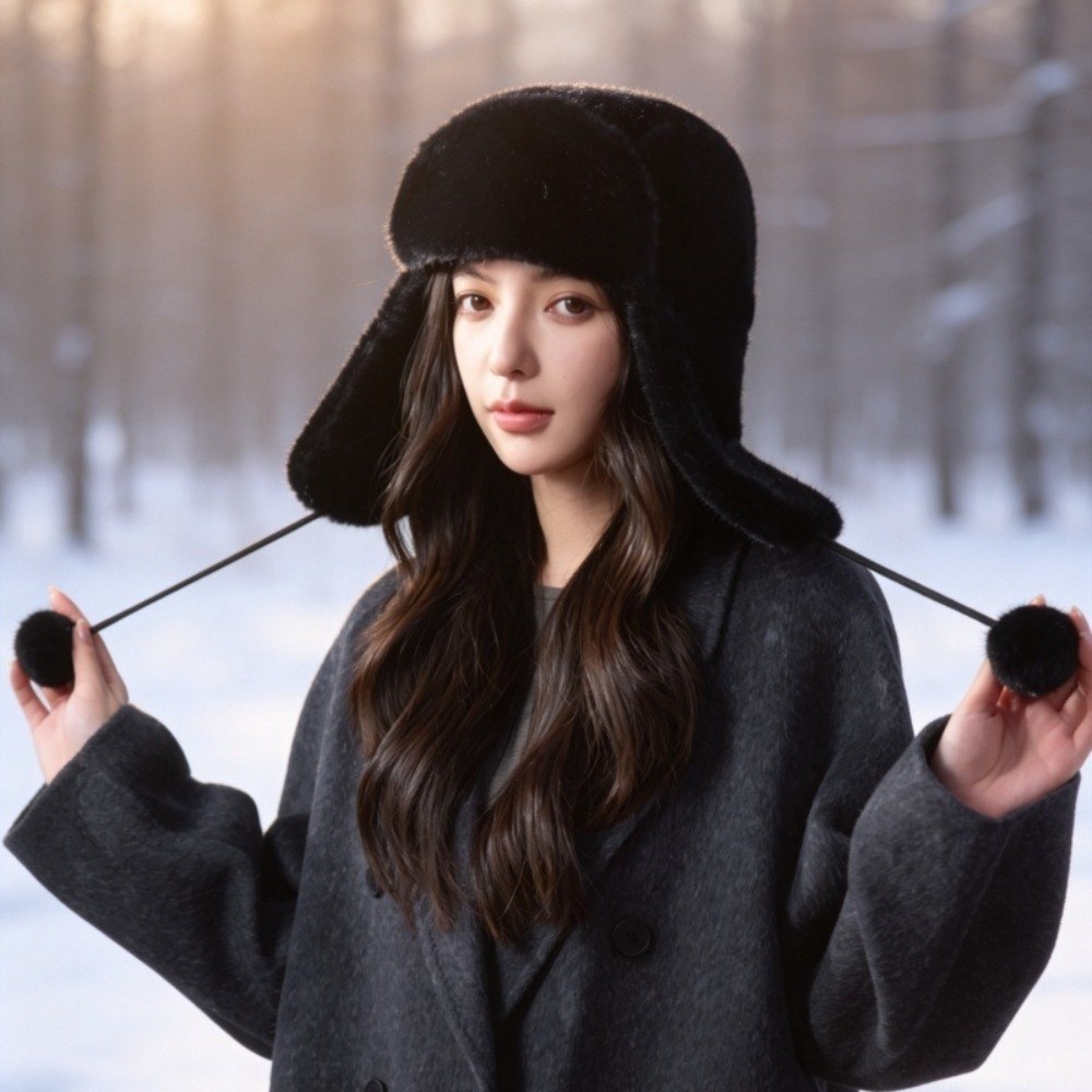 قبعة شتوية دافئة من البوليستر  - مراجعة Trapper Hat Ear Flap وسعره