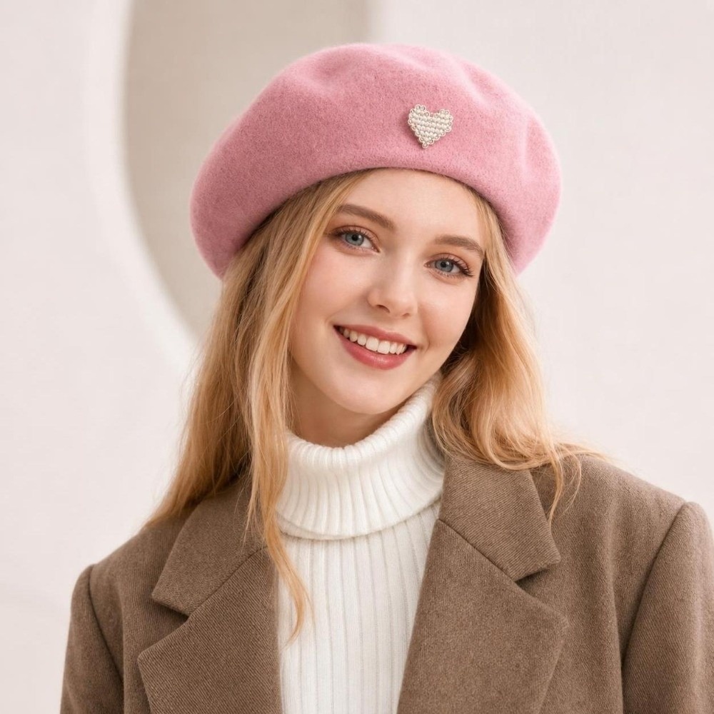 قبعة بيريه شتوية دافئة من الصو - مراجعة Beret French Wool وسعره