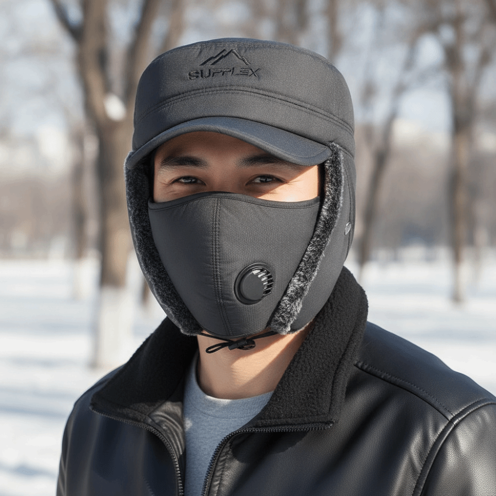 قبعة شتوية سميكة مع بطانة صوف  - مراجعة Trapper Hat Ear Flap وسعره